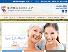 Tablet Screenshot of kentuckycardiology.com